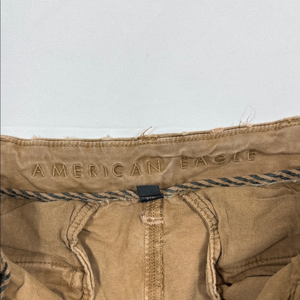 American Eagle Outfitters Tan Distressed Pants - Picture 2 of 5